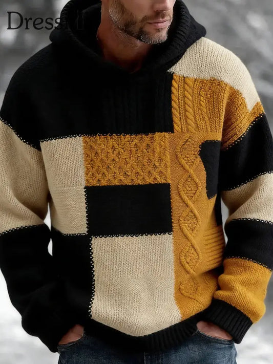 Geometrische Kunst Hoodie für Männer als bild / S