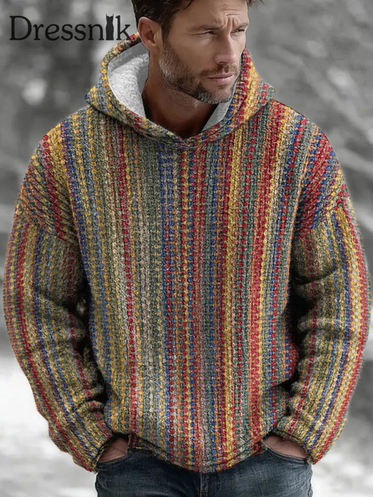 Geometrische Kunst Hoodie für Männer als bild / S