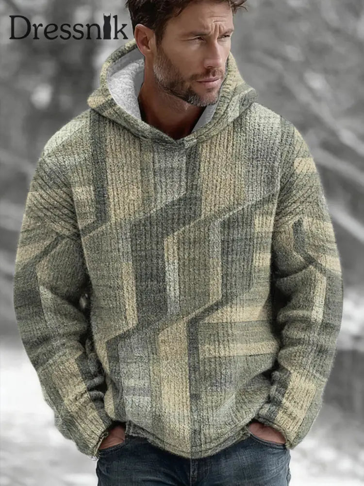 Geometrische Kunst Hoodie für Männer als bild / S