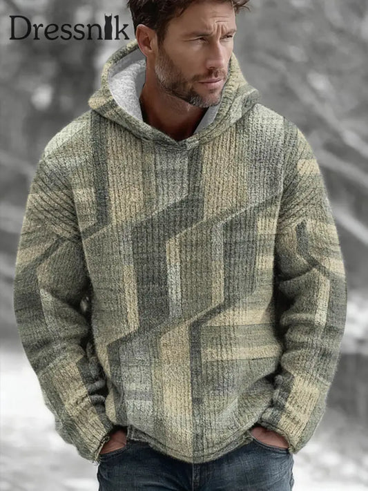 Geometrische Kunst Hoodie für Männer als bild / S