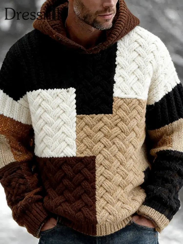 Geometrische Kunst Hoodie für Männer als bild / S