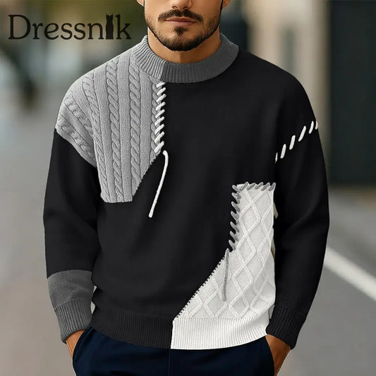 Herbst-/Winter pullover für Herren Grau / M