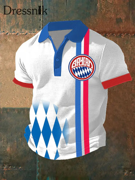 Herren Bayern München T-Shirt mit kurzen Ärmeln Weiß / S