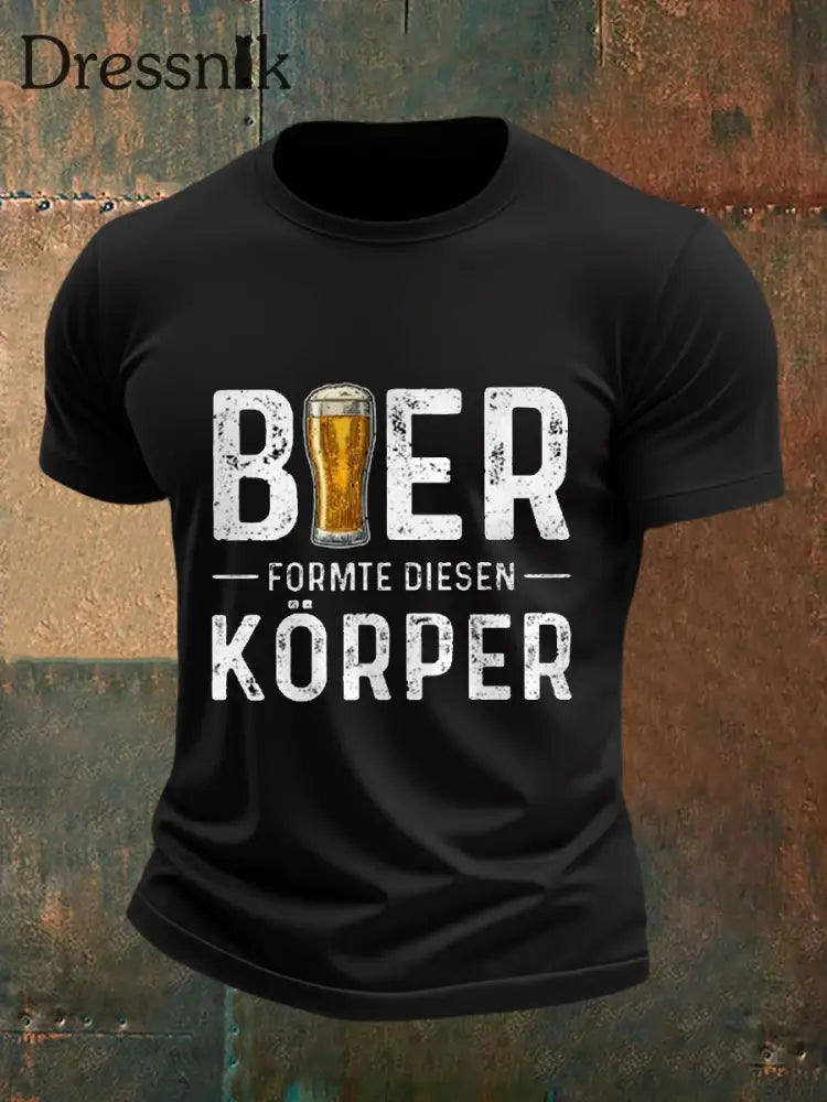 Herren Bier liebhaber Casual T-Shirt