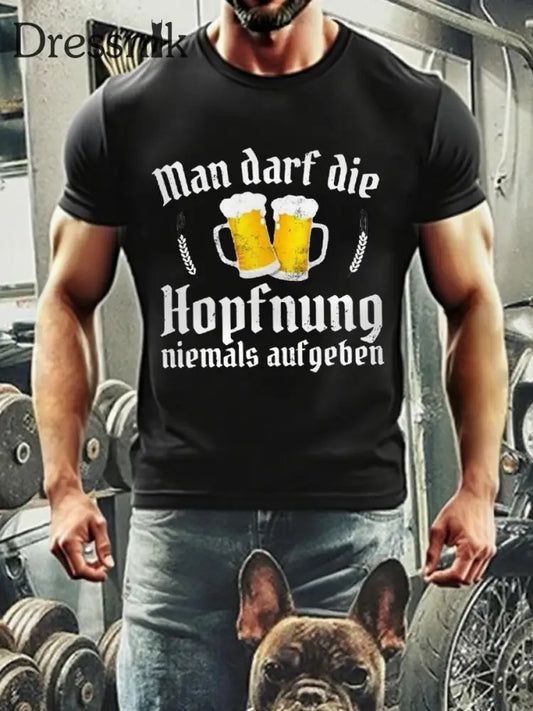 Herren Bier liebhaber Casual T-Shirt