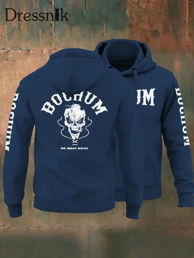 Herren Bochum Wir machen Lärm Hoodie Blau / S