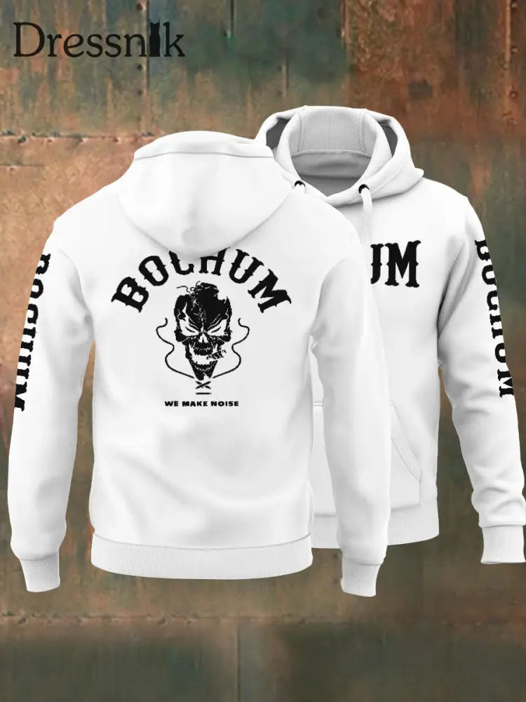 Herren Bochum Wir machen Lärm Hoodie Weiß / S