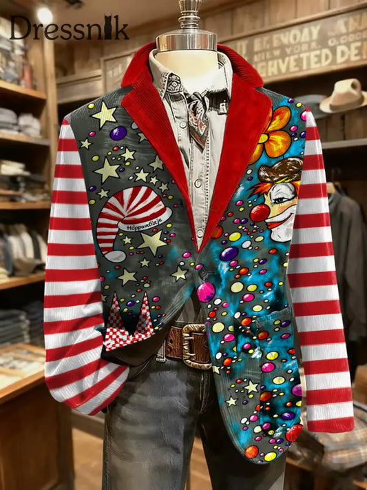 Herren Cologne Carnival Print Casual Anzüge als bild / S