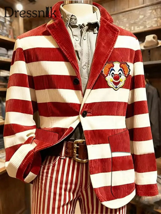 Herren Cologne Carnival Print Casual Anzüge als bild / S