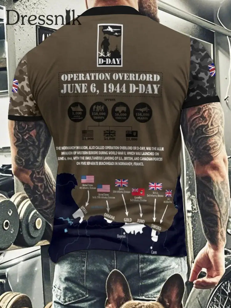 Herren D-DAY 81. JAHRESTE T-Shirt