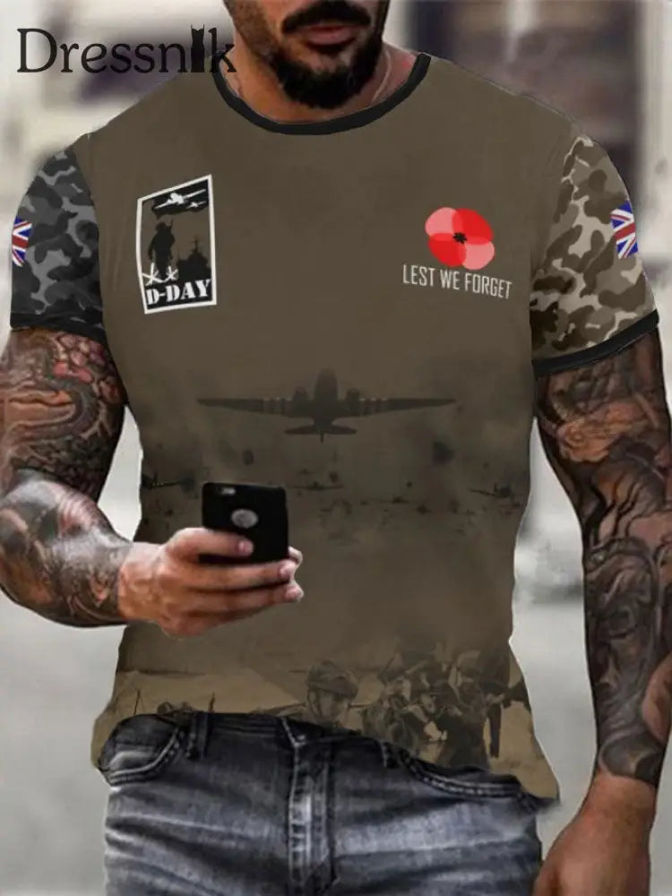 Herren D-DAY 81. JAHRESTE T-Shirt