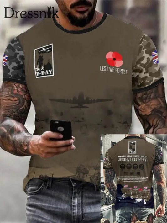 Herren D-DAY 81. JAHRESTE T-Shirt als bild / S