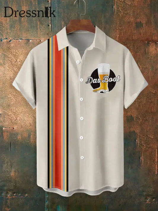 Herren Das Boot Oktoberfest Kurzarm Shirt als bild / S