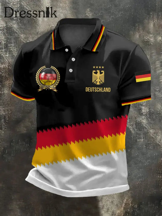 Herren Deutschland 2026 Fußball mannschaft Unterstützer Print Shirt als bild / S