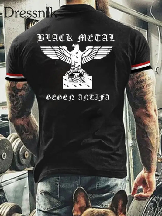 Herren Deutschland bedrucktes lässiges T-Shirt A / S