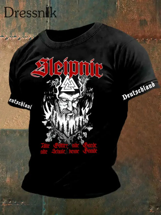 Herren Deutschland bedrucktes lässiges T-Shirt A / S