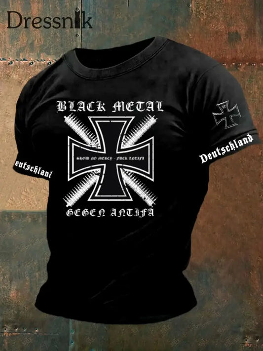 Herren Deutschland bedrucktes lässiges T-Shirt A / S
