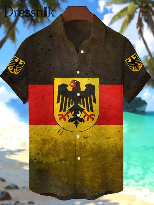 Herren Deutschland Hawaii Hemd als bild / S