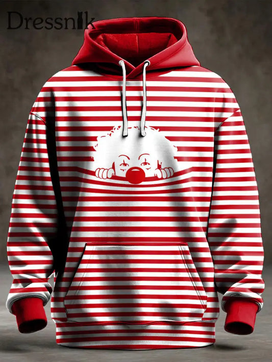 Herren Deutschland Köln Karneval Clown Hoodie Rot / S