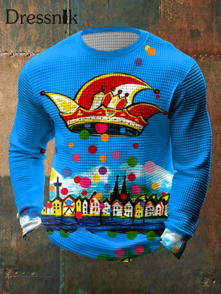 Herren Deutschland Köln Karneval Waffel Top als bild / S