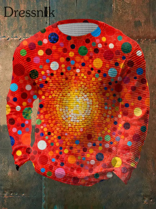 Herren Deutschland Köln Karneval Waffel Top Rot / S