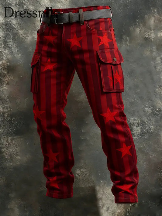 Herren-Deutschland Kölner Karneval bedruckte Hose als bild / S