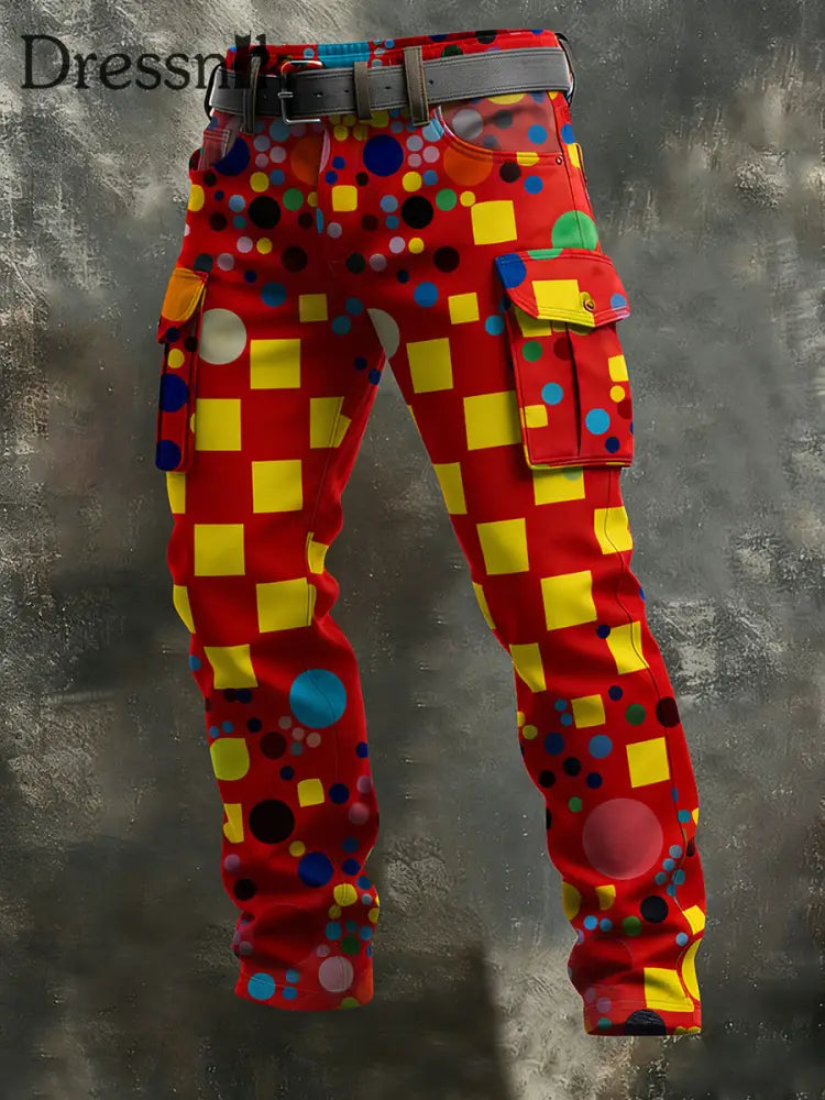 Herren-Deutschland Kölner Karneval bedruckte Hose als bild / S