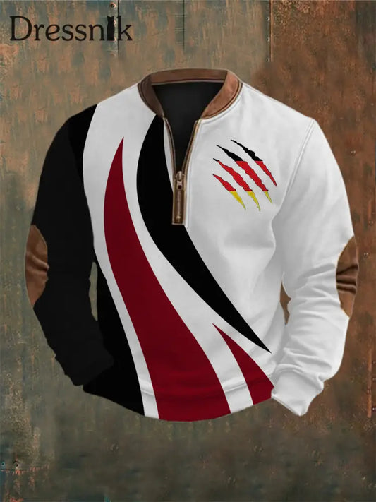 Herren Deutschland Sweatshirt Rot / S