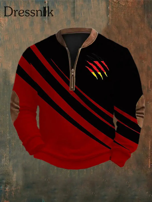 Herren Deutschland Sweatshirt Rot / S