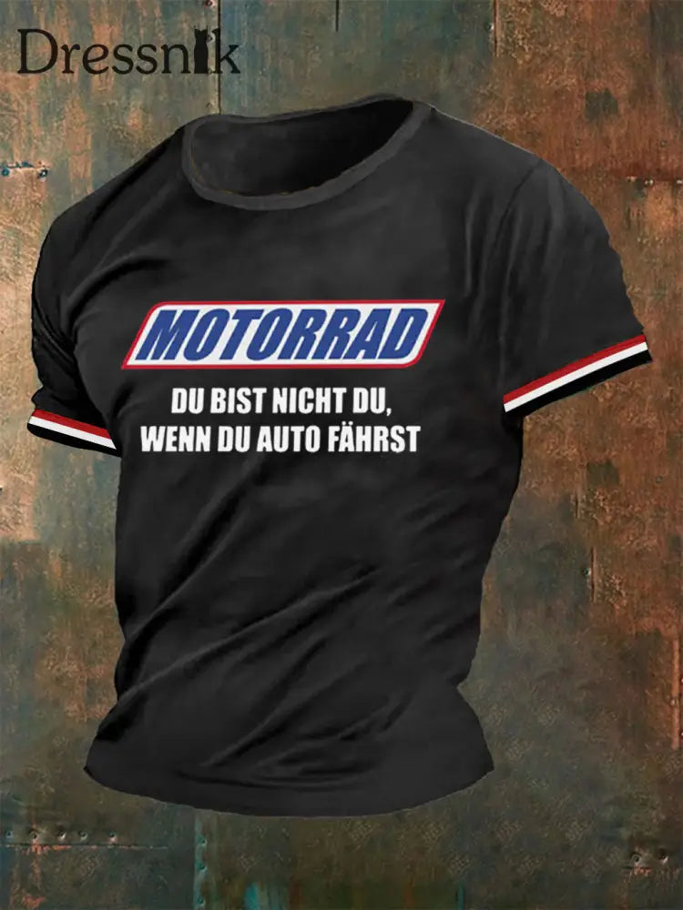 Herren Du bist nicht T-Shirt Schwarz / S