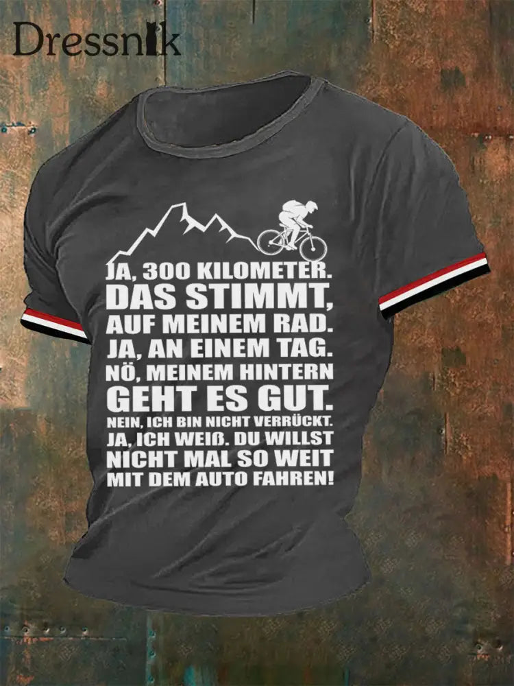 Herren Du Willst Nicht Mal So Weit Mit Dem Auto Fahren T-Shirt Grau / S