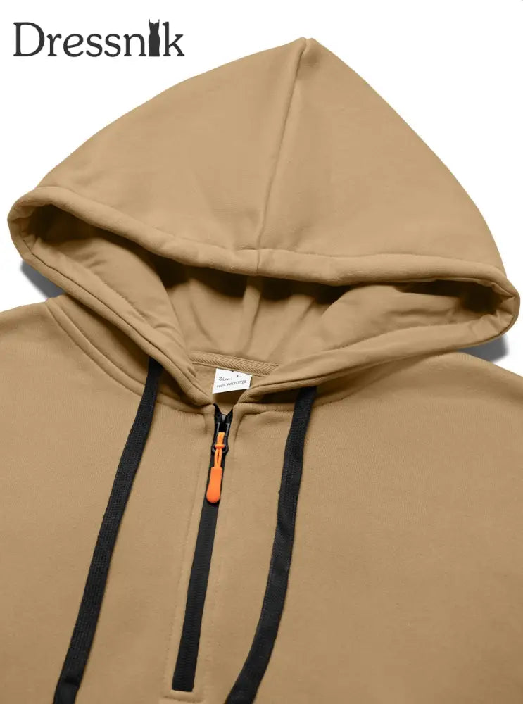 Herren Einfarbiger Taschen-Plüsch-Fleece-Hoodie