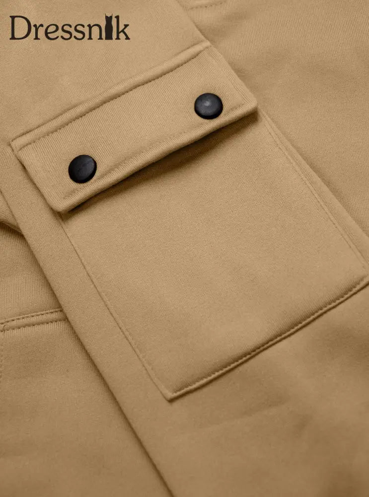 Herren Einfarbiger Taschen-Plüsch-Fleece-Hoodie