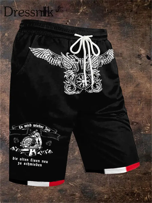 Herren Es wird Zeit die alten Geister zu rufen! Bedruckte Shorts Schwarz / S