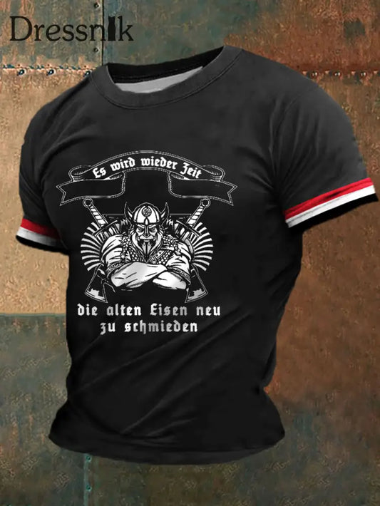 Herren Es wird Zeit die alten Geister zu rufen! Bedrucktes Kurzarm-T-Shirt Schwarz / S