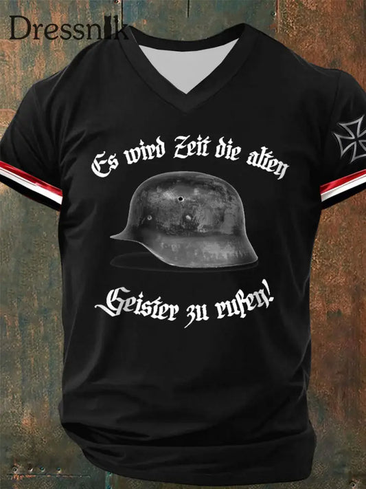 Herren Es wird Zeit die alten Geister zu rufen! Bedrucktes T-Shirt Schwarz / S