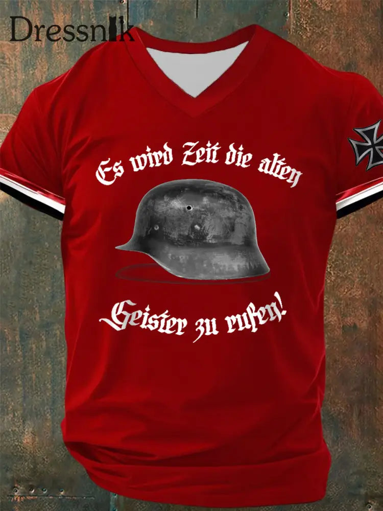 Herren Es wird Zeit die alten Geister zu rufen! Bedrucktes T-Shirt Weiß / S