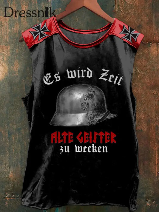 Herren Es wird Zeit die alten Geister zu rufen! Schläger weste Schwarz / S