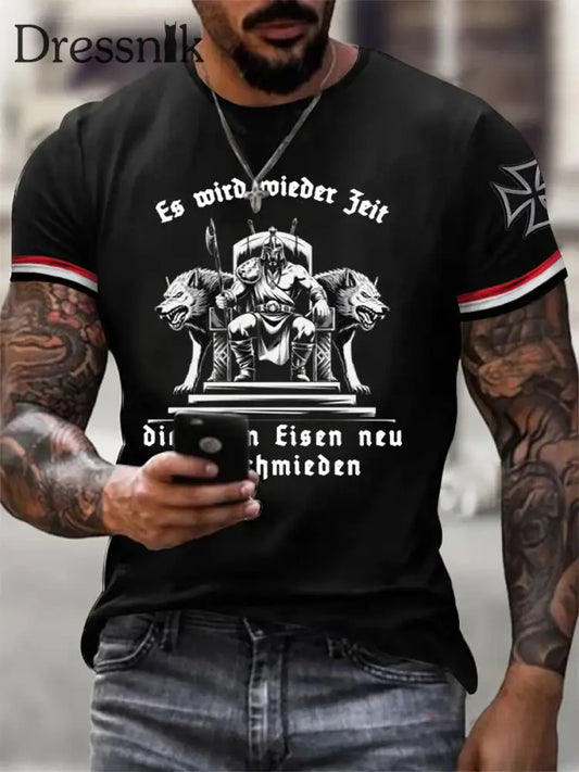 Herren Es wird Zeit die alten Geister zu rufen! T-Shirt kurze Ärmel Schwarz / S
