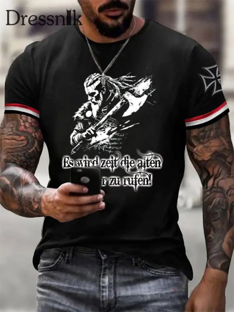 Herren Es wird Zeit die alten Geister zu rufen! T-Shirt kurze Ärmel Schwarz / S