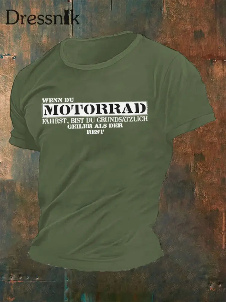 Herren Geiler als der Rest T-Shirt Armee grün / S