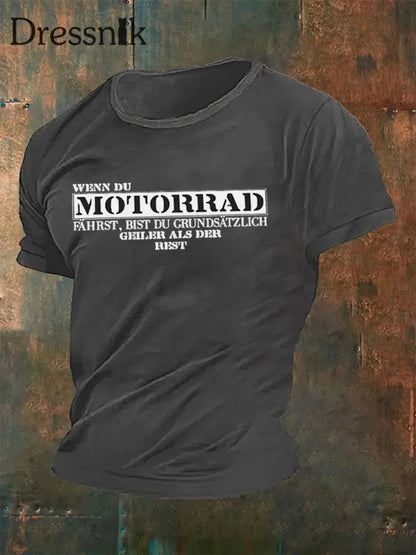 Herren Geiler als der Rest T-Shirt Grau / S