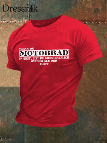 Herren Geiler als der Rest T-Shirt Reines Rot / S