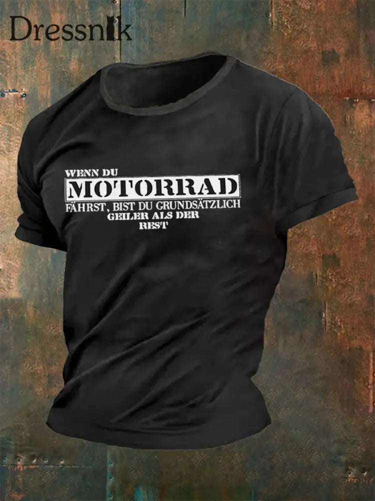 Herren Geiler als der Rest T-Shirt Schwarz / S