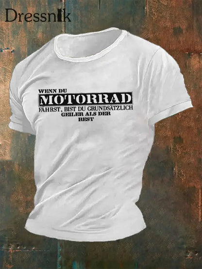 Herren Geiler als der Rest T-Shirt Weiß / S