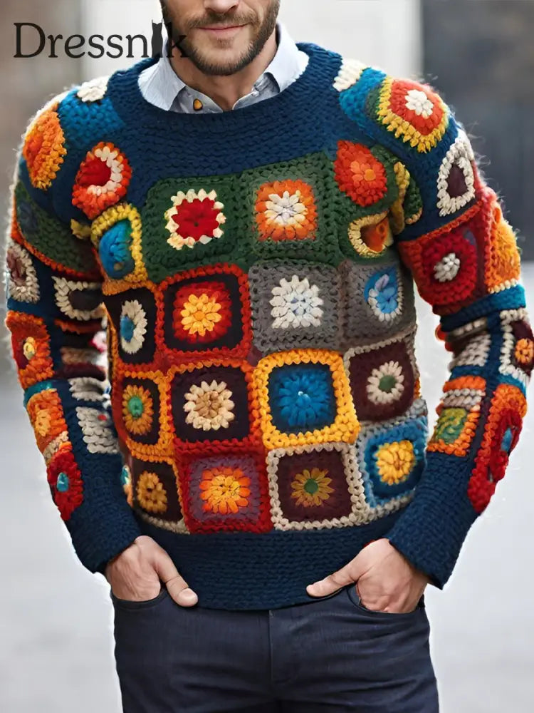 Herren Herbst und Winter Geometrische Tops als bild / S