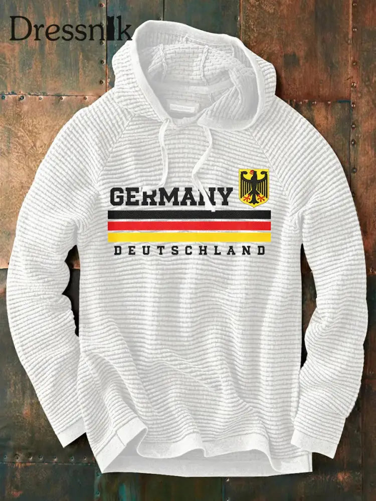Herren Hoodie mit deutschem Kunstdruck A / S
