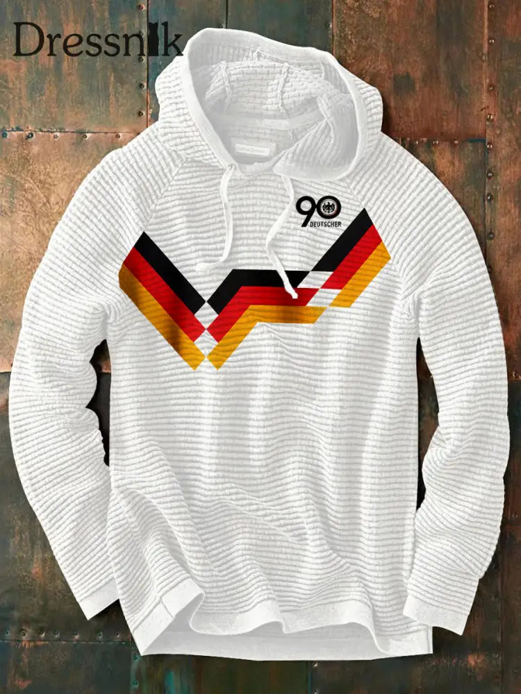 Herren Hoodie mit deutschem Kunstdruck A / S