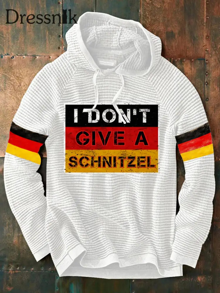 Herren Hoodie mit deutschem Kunstdruck A / S