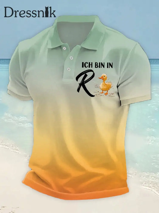 Herren Ich bin in Rente Ente Kurzarm hemd als bild / S